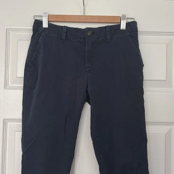 GAP Girlfriend Twill Khaki Chino Pant Navy Size 00 - Picture 5 of 12